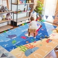 thumbnail image 6 of AKASISRUG Kids Rugs for Playroom,110.2"X78.7" ABC Alphabet Whale Kids Rug,Non-Slip Ocean Kids Rug Play Mat,Washable Educational Classroom Rug Kids Area Carpet for Kids Room Bedroom Nursery Playroom, 6 of 6