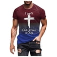 thumbnail image 4 of Playeras Deportivas Para Hombre, Camisa Con Degradado Teñida, Fresca Y Fina, Transpirable, Con Cuello Colgante, 4 of 6