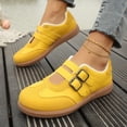 thumbnail image 5 of Mary Jane Ballet Sneakers for Women Fashion Retro Casual Sneakers Cute Tennis Shoes with Elastic Strap Non Slip Lightweight Comfortable Women's Ballet Flats for Dress Jeans, 39, 5 of 9