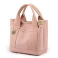 thumbnail image 1 of Canvas Bucket Bag Multi-Pockets Female Clutch Bag Large Capacity Casual for Work, 1 of 7