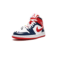 thumbnail image 4 of Jordan WOMENS AIR JORDAN 1 MID WMNS "Patent Leather Navy / White / Red" DJ5984 400 from Stadium Goods, 4 of 8