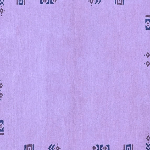 Ahgly Company Indoor Square Abstract Blue Modern Area Rugs, 3' Square