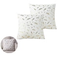 thumbnail image 3 of Funda de almohada de felpa de plumas, almohada de tiro de piel dorada, funda de cojín para sofá sofá hogar cama oficina deco, 43 x 43 cm Adepaton MZQ-0582-5, 3 of 8