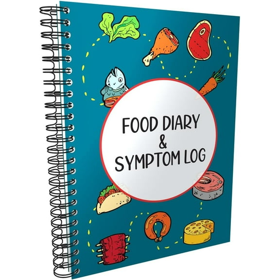 Food Diary and Symptom Log - Track How Your Diet Affects Your Symptoms | for IBS, Allergies, Intolerance, Crohn’s/IBD | A5 (5.8” x 8.3”) Spiral Bound