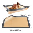 thumbnail image 3 of Kitchen Placemat Silicone Baking Mat With Heavy Duty Fiberglass Grill Mat With T Lock Fasteners – 15”X12” Non Slip Fireproof Bbq Mat For / Grills Camping Or Oven Use (,Yellow Kitchen Placemat, 3 of 9
