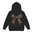 thumbnail image 5 of UACY Girl's Hoodies Sweatshirt Bow Graphic Hoodie Long Sleeve Pullover Tops Cute Hoodies for Teen Girls with Pocket (Black, 2-3 Years), 5 of 8