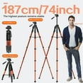 thumbnail image 6 of UEGOGO 74" Heavy Duty Tripod for Camera/DSLR/Spotting Scope, Compact & Monopod, 6 of 14