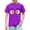 Purple, variant on ATOGUTA Boy T-Shirt Graphic Tshirt Short Sleeve Crew Neck Cute Summer Tee Tops Red, Size 3T-10