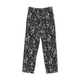 thumbnail image 4 of Xecao Daisies Flowers Men's Straight Lounge Pajama Pants: The Ultimate in Comfortable Sleepwear, 4 of 9
