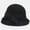 Black, variant on Wool Felt Church Cloche Fedora Hat Women Bowler Derby Hat Bowknot Cap with Bow
