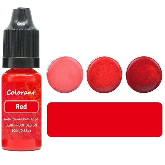 Yannianjz Soy Candle Making Dyes, High Concentration Liquid Color Dye for Soy Wax Epoxy Resin, Candle Making Supplies for Soap Nail Polish Bath Bombs, 10ml Bottle