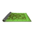 thumbnail image 2 of Ahgly Company Indoor Square Oriental Green Traditional Area Rugs, 5' Square, 2 of 4