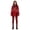 Red, variant on Descendant5 Halloween Costume Red Cosplay Movie Character Jumpsuit with Skirt Outfits,Role Play Princess Dress Up for Halloween Party