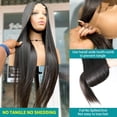 thumbnail image 4 of Long Straight Human Hair Wigs 13X4 13x6 Lace Front Wig Brazilian Human Hair 150% Density 4X4 Remy Hair Transparent Lace Closure Wigs for Women, 4 of 6