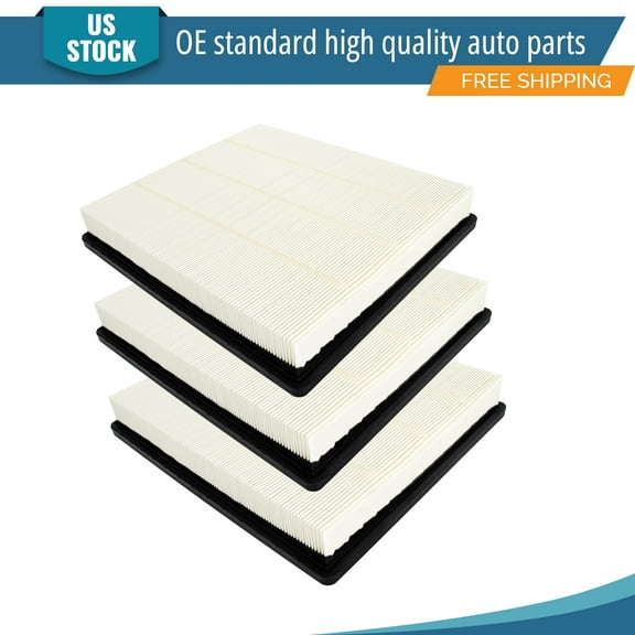 YXPCARS 3PCS Front Engine Air Filter for Buick LaCrosse 2010-2016 Regal Chevrolet Malibu Impala Saab, New Air Filter Replacement (CA10685)