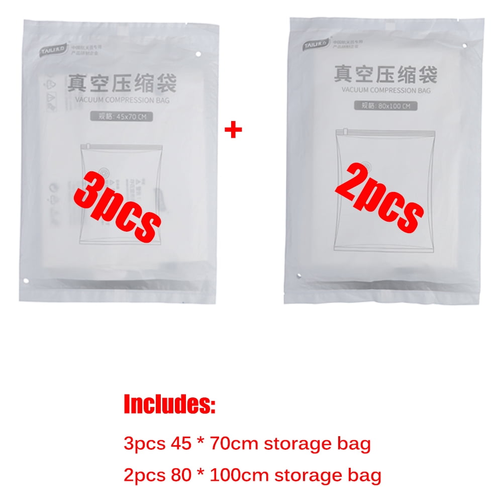 Flat Surface Air Outlet Storage Bags 