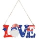 thumbnail image 1 of Signo Del Día De La Independencia, Letras Decorativas En Inglés Signo De La Puerta Del Día De La Independencia Patrón De Gnomo De Dibujos Animados Para El Centro Comercial Para, 1 of 8