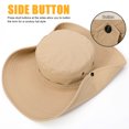 thumbnail image 3 of Hat Sun Hat UV Protection Quick Drying Foldable Wide Brim Fishing Hat Sun Bucket Hat For Outdoor Hiking Camping, 3 of 7