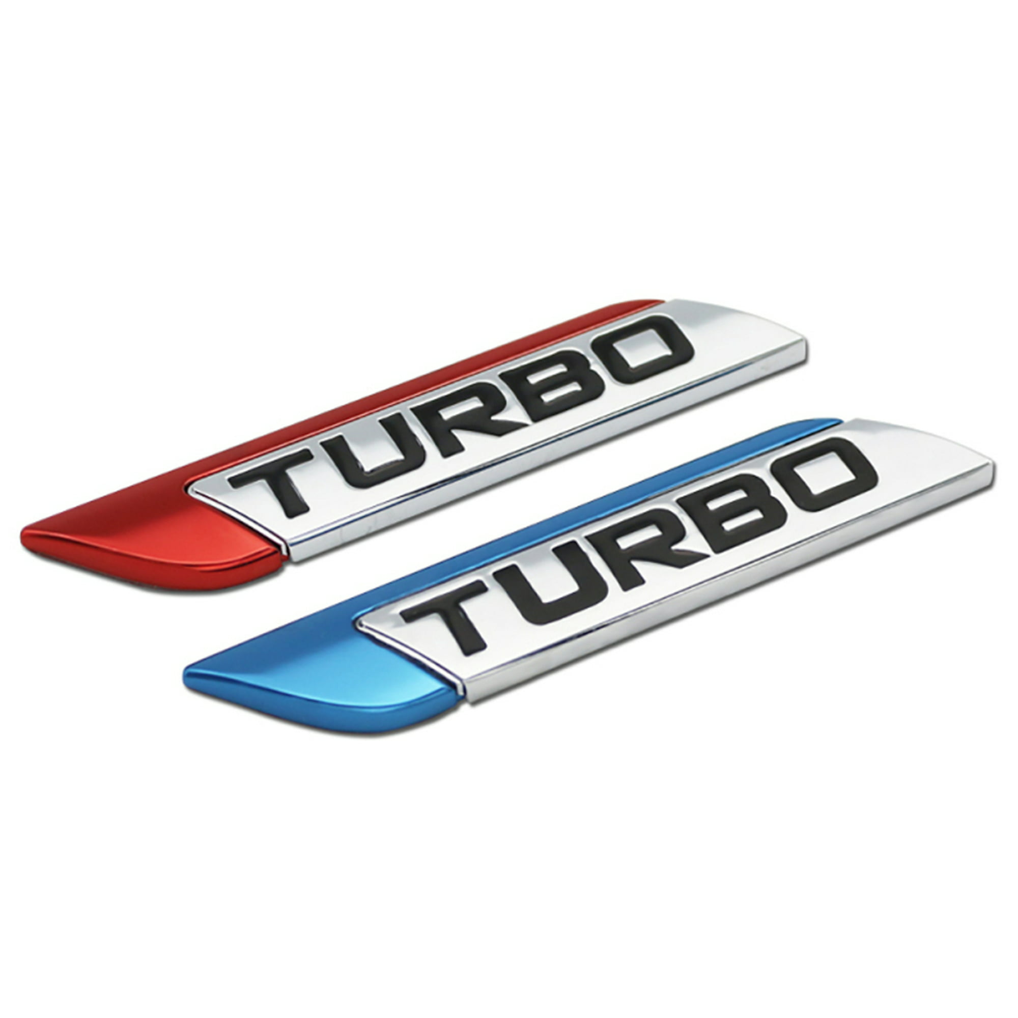 Flmtop 3D métal TURBO turbocompressé voiture autocollant Logo emblème  insigne voiture style décalcomanies
