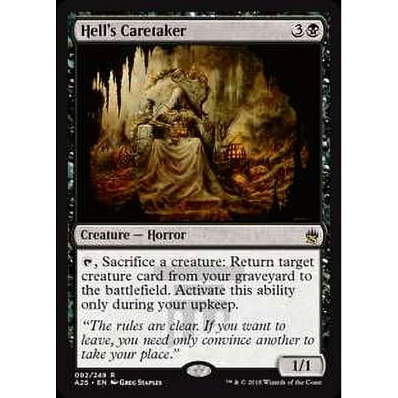 MtG Masters 25 Rare Hell's Caretaker #92