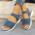 thumbnail image 4 of WMTBSRSW Womens Wedge Platform Sandals Espadrille Heels Round Open Toe Buckle Ankle Strap Summer Shoes, 4 of 9