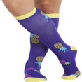 thumbnail image 1 of Chaussettes de Soutien pour Femmes 12 mmHg Ananas Régulier, 1 of 7
