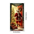 thumbnail image 3 of Christmas Themed Elastic Door Cover For Outdoor Decor, Large Format Holiday Banner For Porch, Wall, And Indoor Party Background Displays, 3 of 6
