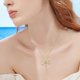 thumbnail image 4 of En forma de tendencia hueco collar colgante, 4 of 6