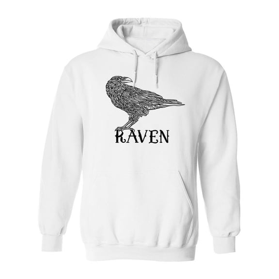 Bird Raven Hoodie Men -Image by Shutterstock, Male x-Large
