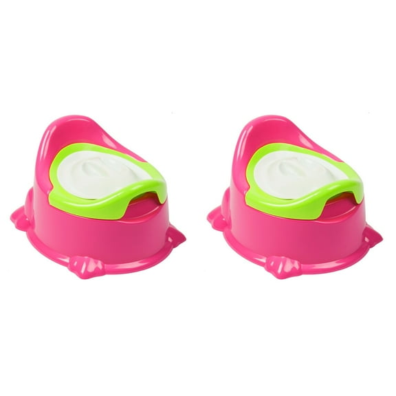 2-Pack Transparent LED Lighted Toilet Training Seats for Kids, Child, and Baby Bathroom Use