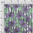 thumbnail image 1 of oneOone Silk Tabby Lavender Fabric Leaves & Flower Quilting Supplies Print Sewing Fabric By The Yard 42 Inch Wide, 1 of 4