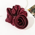 thumbnail image 3 of YAOBAMM Grand Attache-Cheveux pour Intestin Décor de Fleurs de Rose Grande Corde Élastique pour Cheveux Femmes Support de Queue de Cheval Accessoires pour Cheveux, 3 of 6