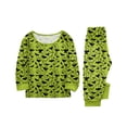 thumbnail image 6 of Racifhz Matching Family Halloween Pajamas Set Soft Long Sleeve Top and Pants Loungewear Holiday Sleepwear Cozy Nightwear for Family Autumn Fall Theme Party and Gifts, 6 of 7
