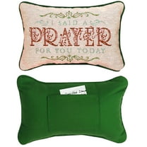 Manual 12.5" x 8.5" Decorative Throw Pillow, “Today I Said a Prayer” Design