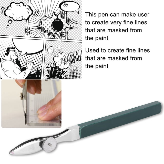Art Ruling Pen, Oval Nib Ruling Pen Comic Tool Painting Supplies Stationery For Applying Masking Fluid Line Work