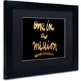 thumbnail image 2 of Trademark Fine Art "Million On Black" Canvas Art by Lisa Powell Braun, Black Matte, Black Frame, 2 of 4