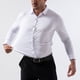 thumbnail image 4 of pstuiky camisas de manga larga para hombre, Camisa informal de manga larga con botones y elástico para hombre top de hombre l, 4 of 9