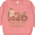 thumbnail image 3 of Inktastic 2026 Year of the Horse Toddler Sweatshirt, 3 of 4