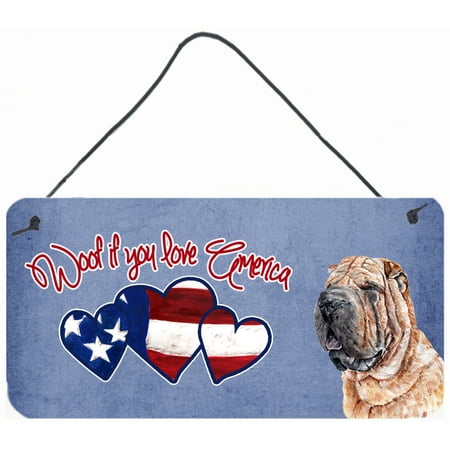 Woof if you love America Shar Pei Wall or Door Hanging Prints SC9895DS612