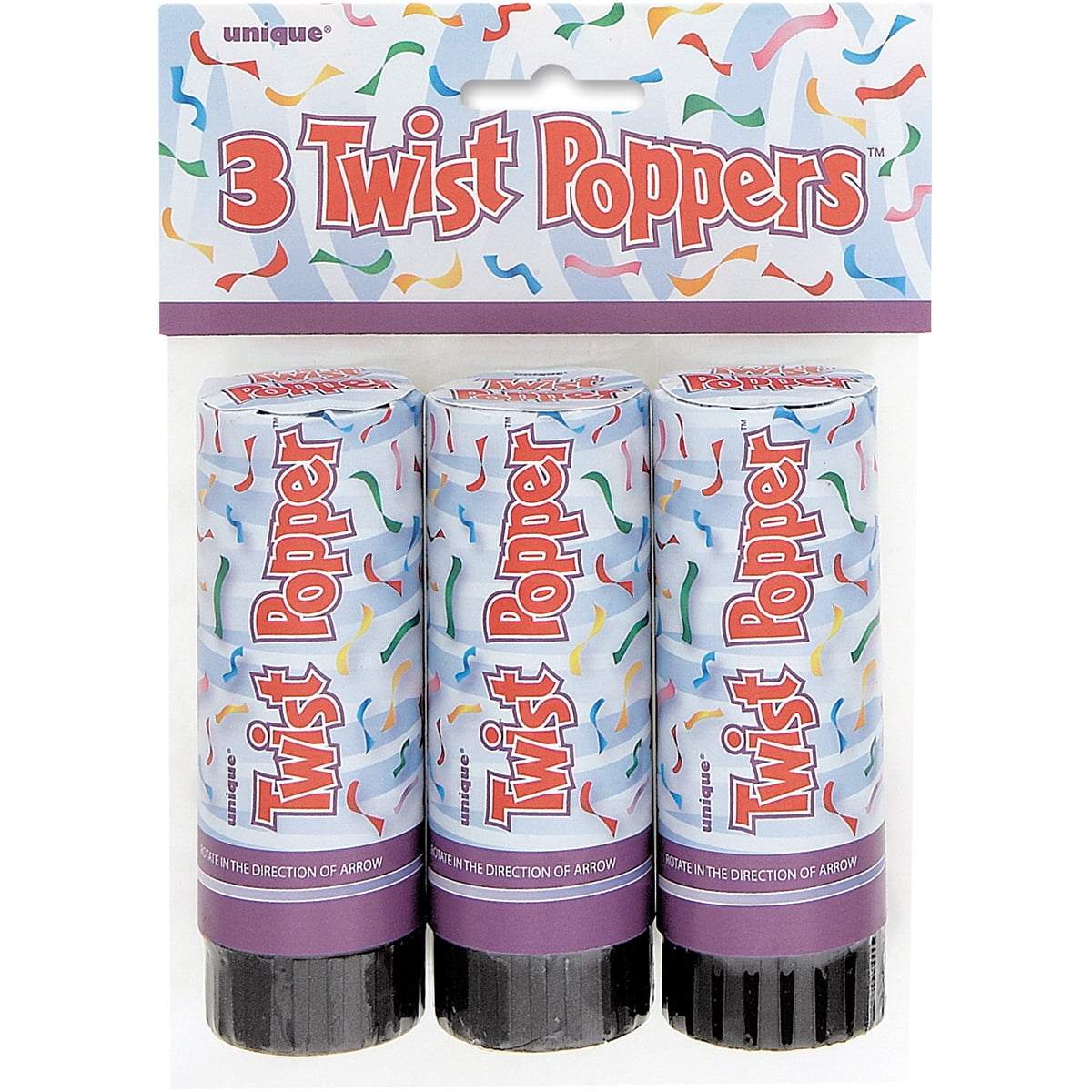 Twist Poppers 3/Pkg4"