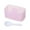 Pink, variant on Rectangular Onigiri Rice Mold with Spoon Food Press Sushi Maker Kitchen Tools