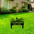 thumbnail image 3 of Handmadetneonsign Custom Outdoor Memorial Scientist Metal Sign With Stakes, Scientist Name, 3 of 4
