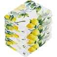 thumbnail image 2 of GZHJMY Yellow Lemon Fruit with Leaves Wash Cloths 4 Pcs Small Cotton Wash Towels for Bathroom, 2 of 6