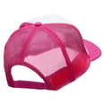 thumbnail image 4 of Soccer Header Embroidered Foam Panel Mesh Snapback - Pink White OSFM, 4 of 5