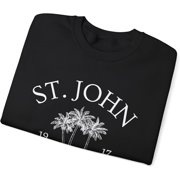 St. John Virgin Islands Sweatshirt, US Virgin Islands Saint John Crewneck Pullover, Unisex, St John Gift Souvenir
