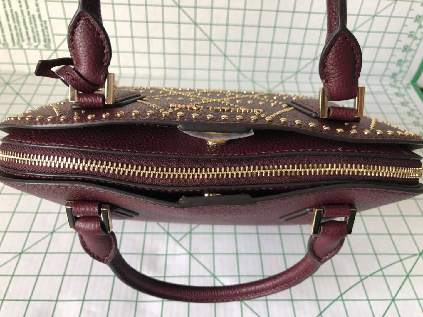 michael kors adele large dome satchel