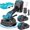 Machine+advanced battery * 2+accessories, variant on Cordless Tile Vibration Machine, Portable Tile Laying Tool with Battery and Fast Charger