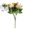 Orange, variant on WNFJR Artificial Silk Flower Mini Roses with Leaves, Fake Plastic Plants for Wedding, Valentine's Day, Home Decoration