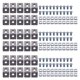 thumbnail image 1 of Juego de Conector de Perfil de Aluminio Serie 2020 150 Piezas de Soporte de Esquina para Accesorios de Perfil de Aluminio con Ranura de 6 mm, 1 of 5
