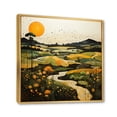 thumbnail image 2 of Designart "Countryside Reverie Painting II" Landscapes Floater Framed Wall Decor, 2 of 7